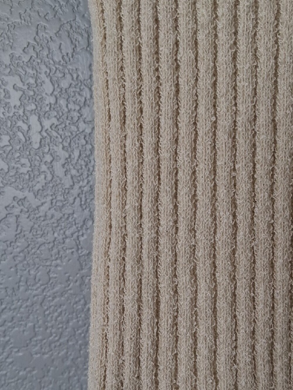 Cream Ribbed Short-Sleeve Sweater Top - Picture 5 of 6